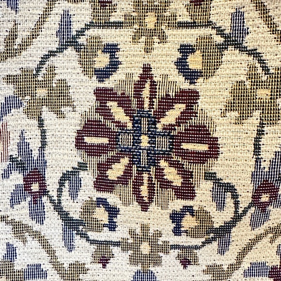 Atenti Betty Origins Doctor Bag Purse Neutral Colors Damask Tapestry Embroidery - Picture 3 of 13